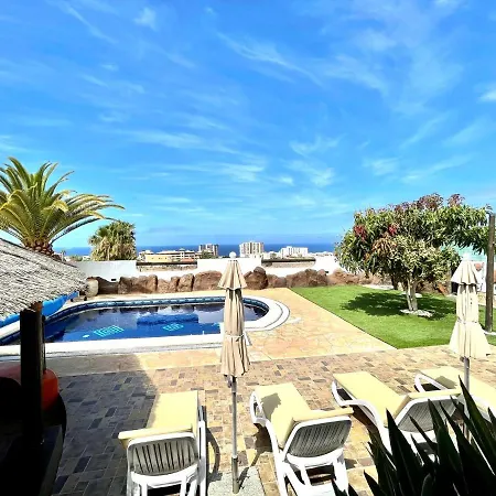 Vila Estupenda Con Wifi, Piscina Privada, Bbq En Tenerife Sur Costa Adeje (Tenerife)