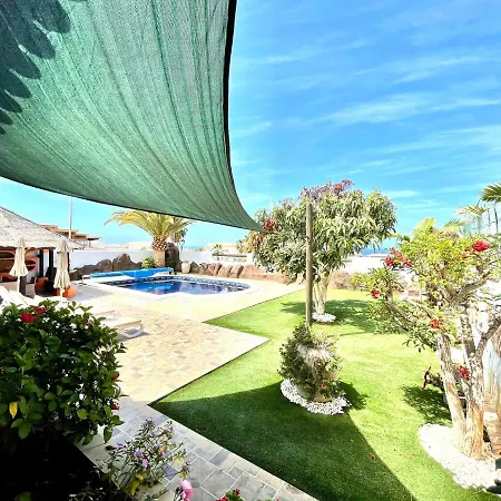 Vila Estupenda Con Wifi, Piscina Privada, Bbq En Tenerife Sur