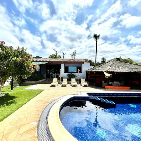 Vila Estupenda Con Wifi, Piscina Privada, Bbq En Tenerife Sur *