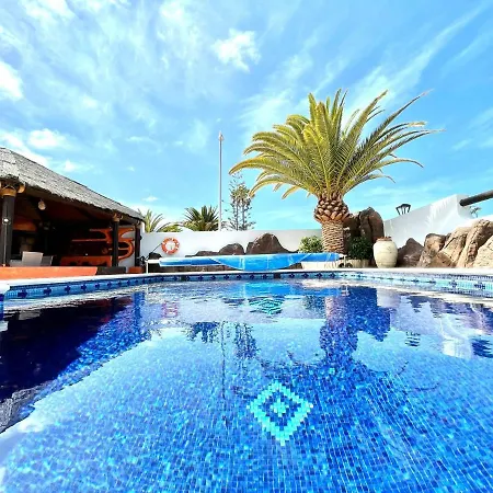 Vila Estupenda Con Wifi, Piscina Privada, Bbq En Tenerife Sur Costa Adeje (Tenerife)